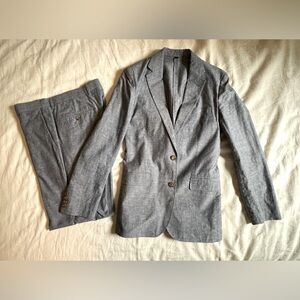 J.Crew Ludlow Slim-fit unstructured suit in Irish cotton-linen blend